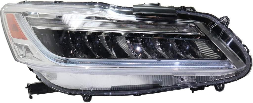 Headlight Assembly for Honda Accord 2017 Passenger Side LED T990