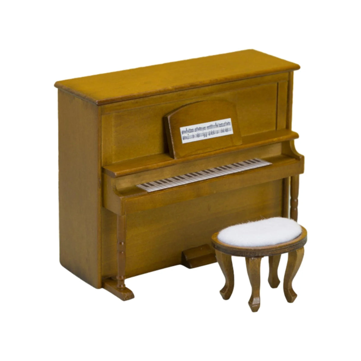 Walnut Wooden Upright Piano Model with Stool G809