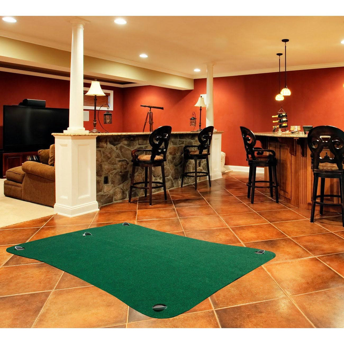Green 6 x 8-Feet Putting System O38593
