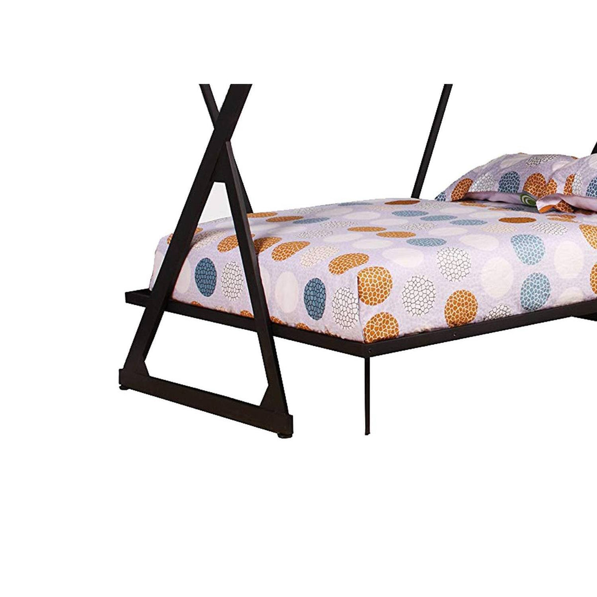 Metal Twin/Full Bunk Bed W5722
