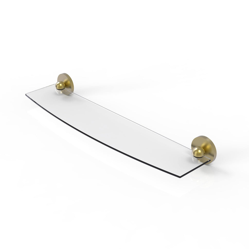 Satin Brass Glass Shelf R230