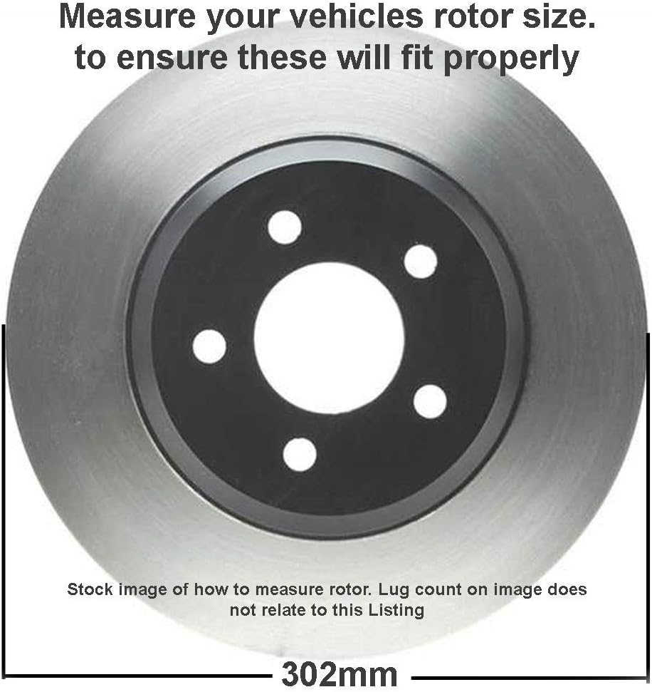 11.88 dia (302mm) FRONT Brake Rotors B240