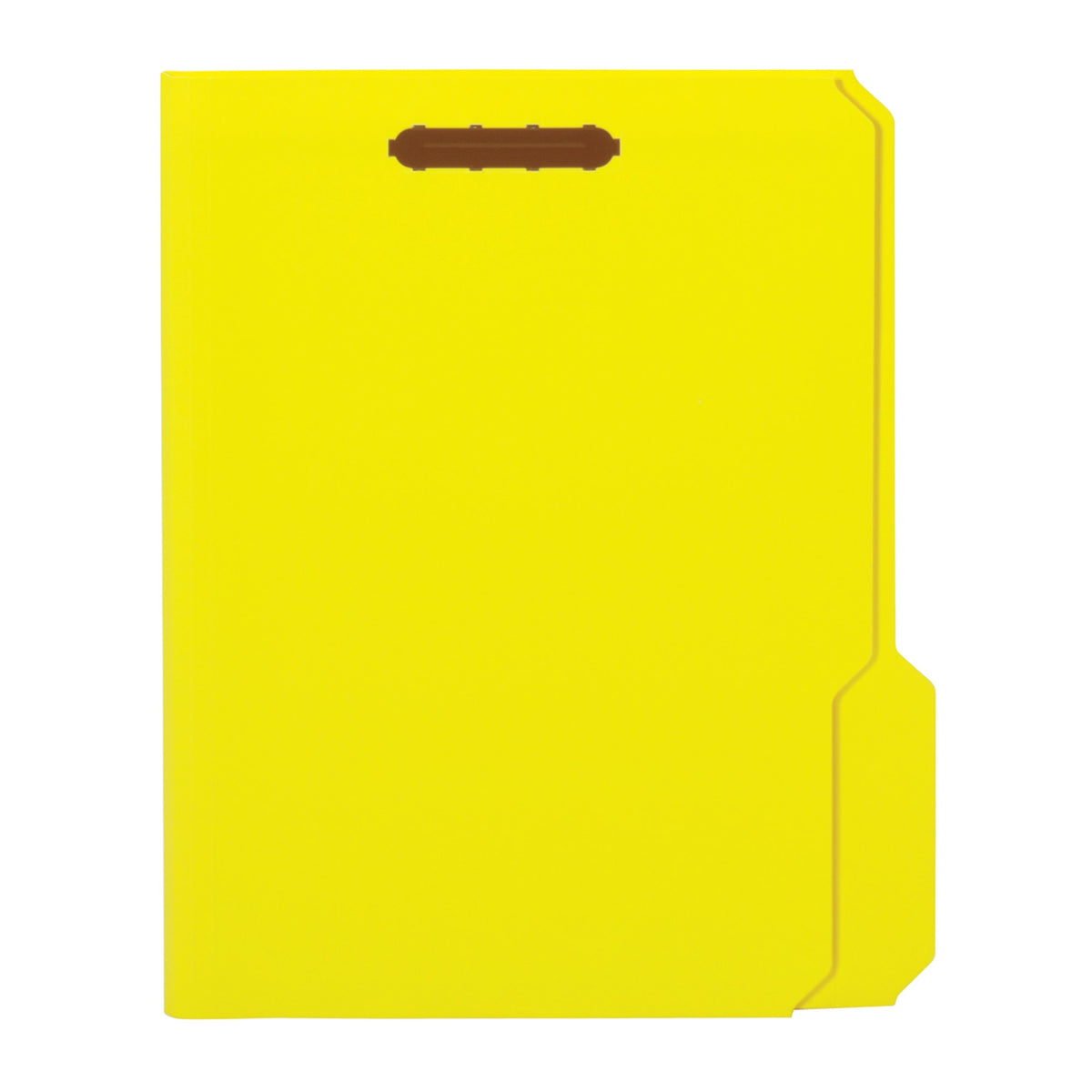 Yellow Letter Size Fastener File Folders, Pack Of 50 I8354