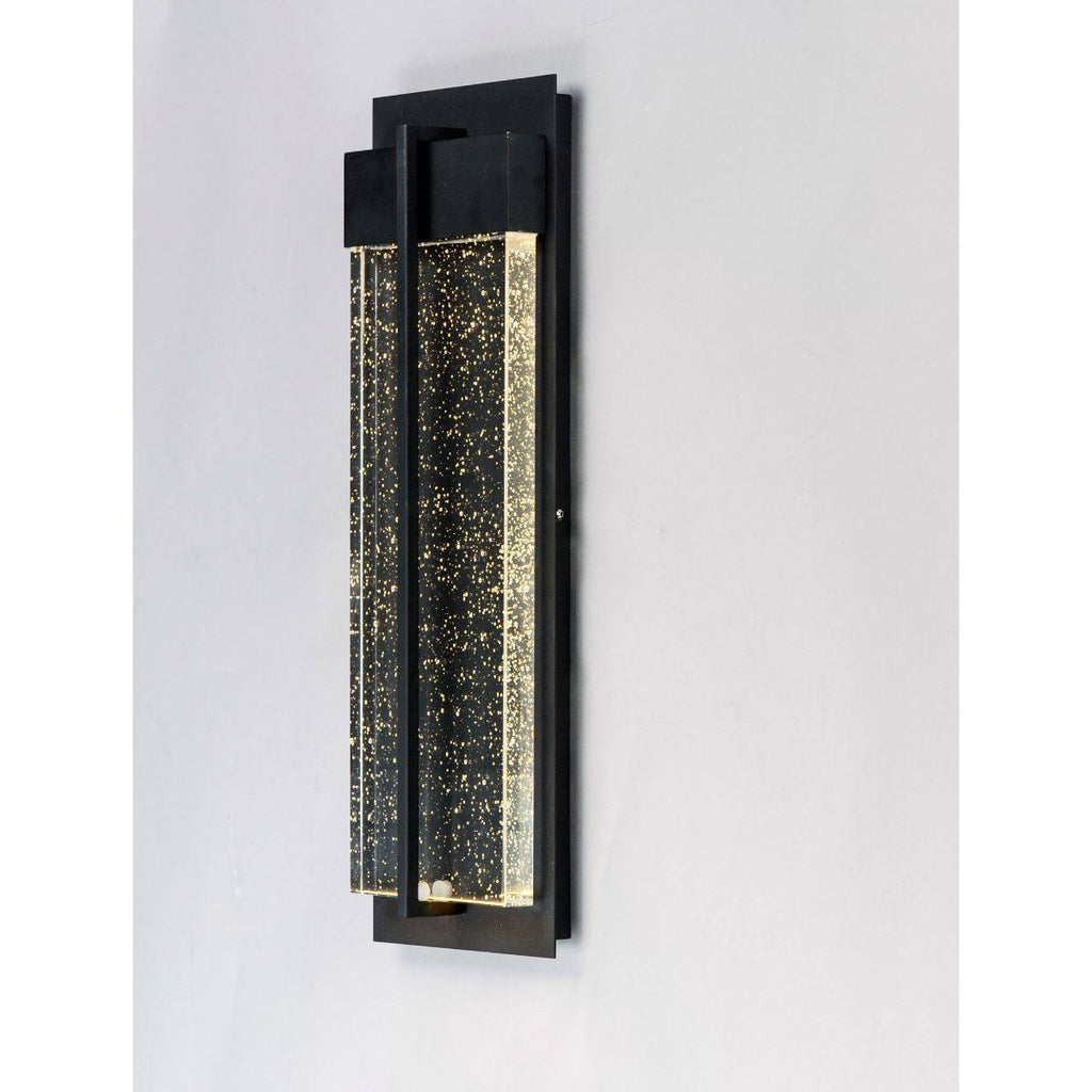 Black LED Outdoor Wall Sconce D2325