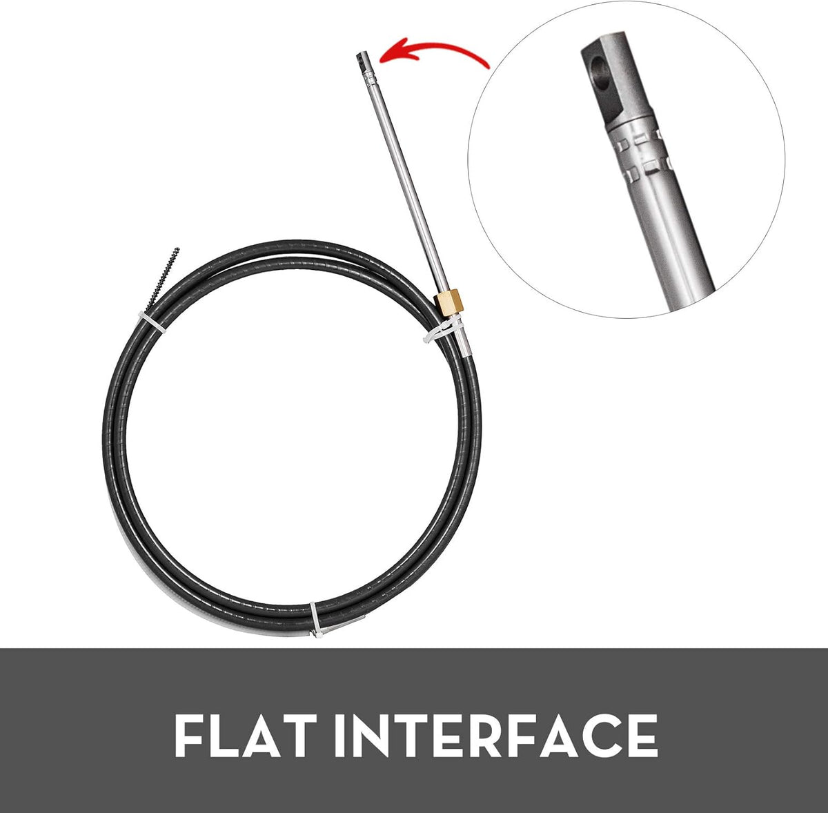 Boat Steering Cables 12 Feet Rotary Steering Kit Z596975