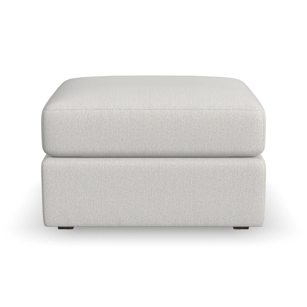 Light Tan Fabric Ottoman K355