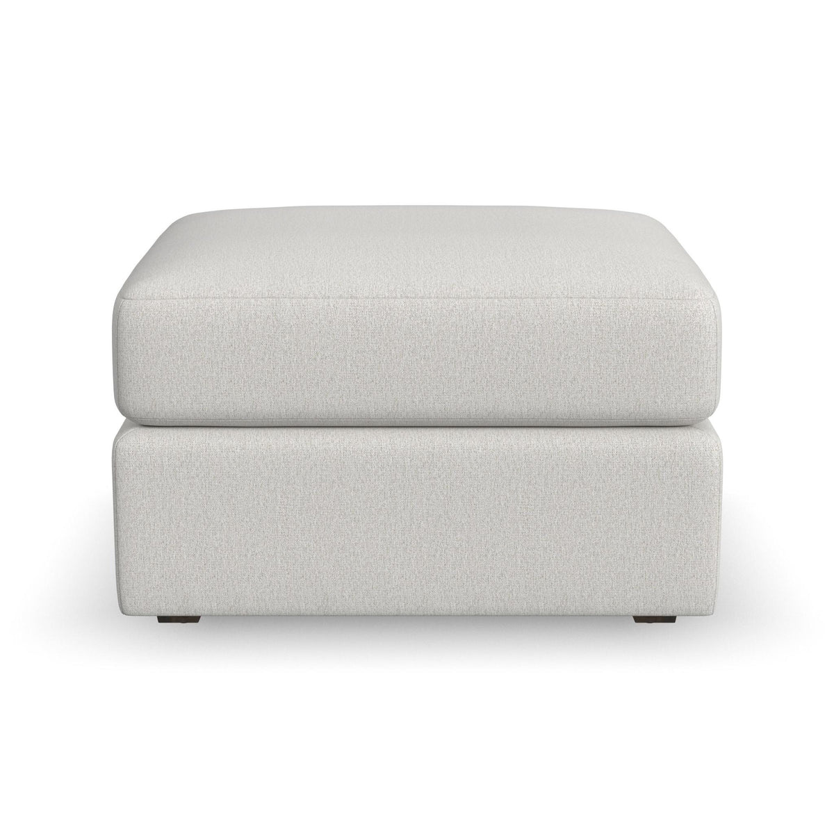 Light Tan Fabric Ottoman K355