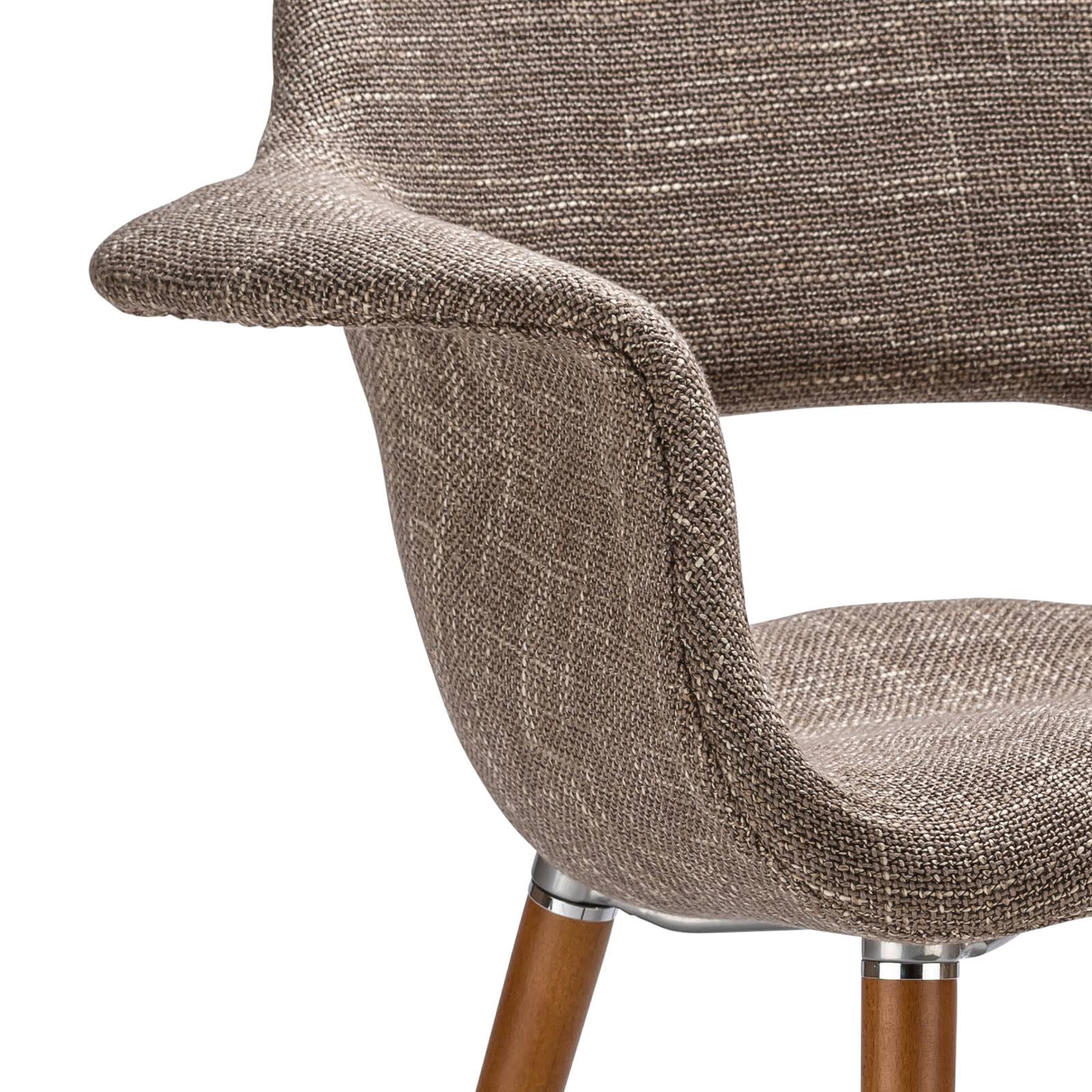 Taupe Fabric Seat Dining Chair (Set of 2) K59410