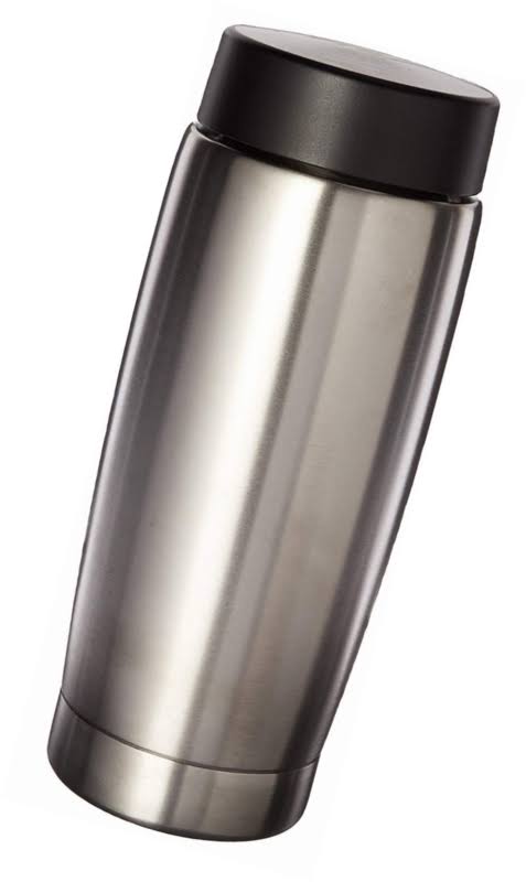 20-Ounce Stainless-Steel Milk Container with Lid U356641