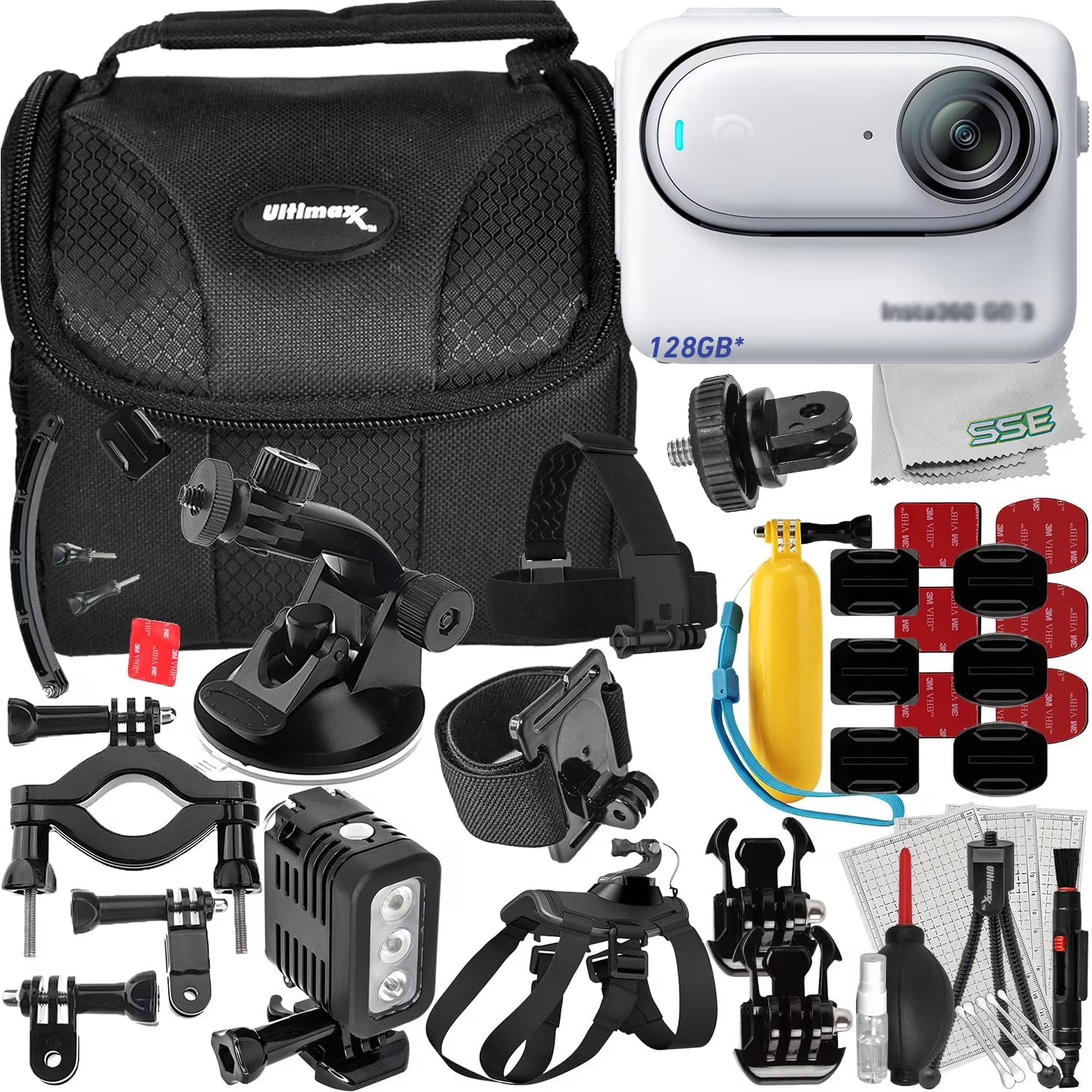 Insta360 GO 3 Action Camera Bundle (128GB) 32pc Bundle Y513