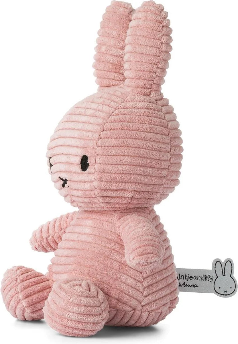 Corduroy Pink Plush Stuffed Bunny S845685