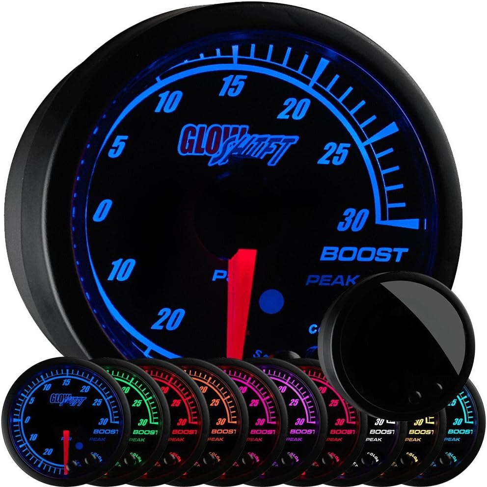 30 PSI Boost/Vacuum Gauge Kit with Electronic Pressure Sensor Z28931