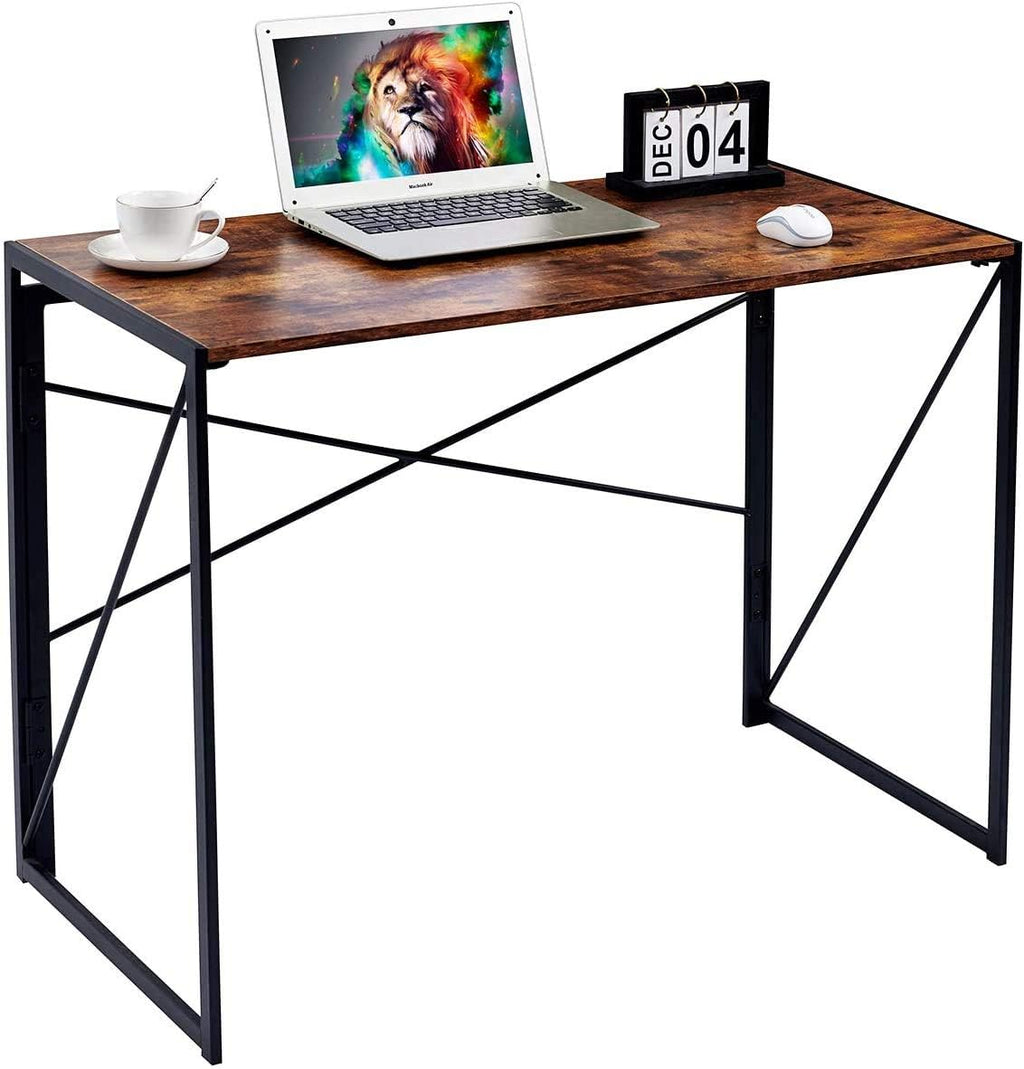 Brown Pack of 2 Folding Desk Q509