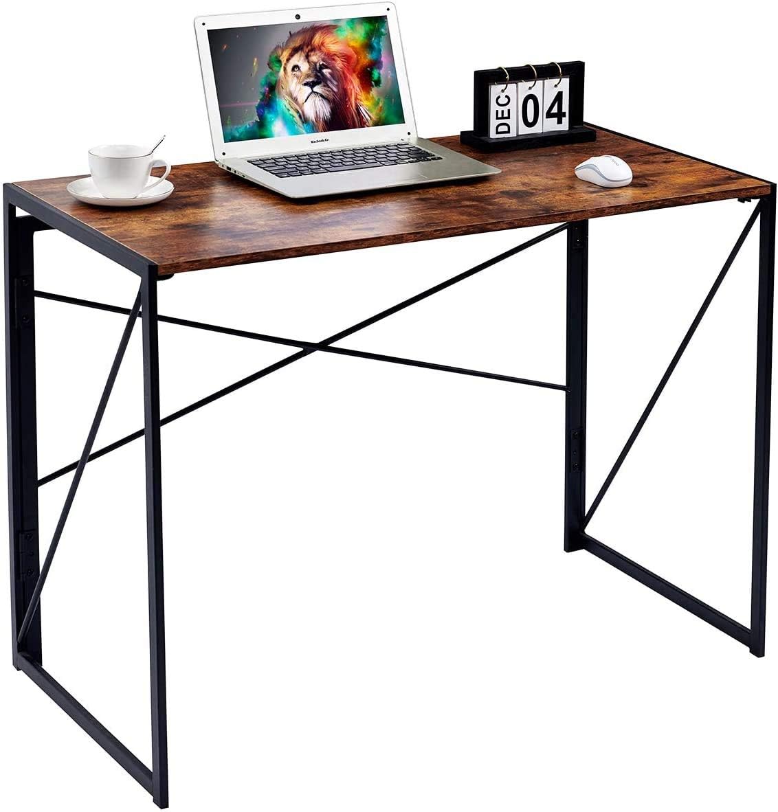 Brown Pack of 2 Folding Desk Q509