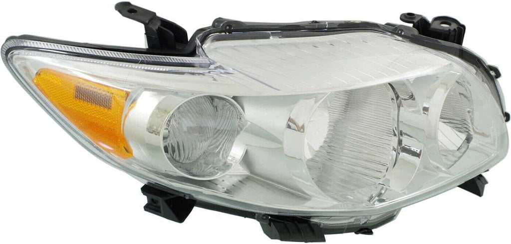 Passenger Side Right Headlight Compatible with 2009-2010 Toyota Corolla Japan Built Model X9679