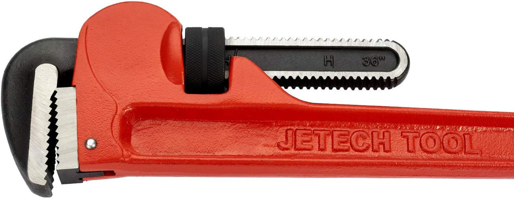 36-inch Heavy Duty Aluminum Straight Pipe Wrench, Adjustable Plumbing Wrench, Pack of 2 Y2429