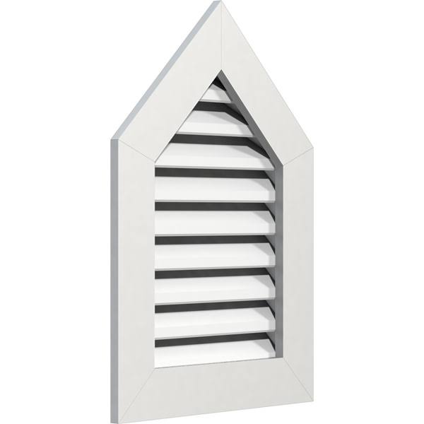 PVC Peaked Top Gable Vent P78752