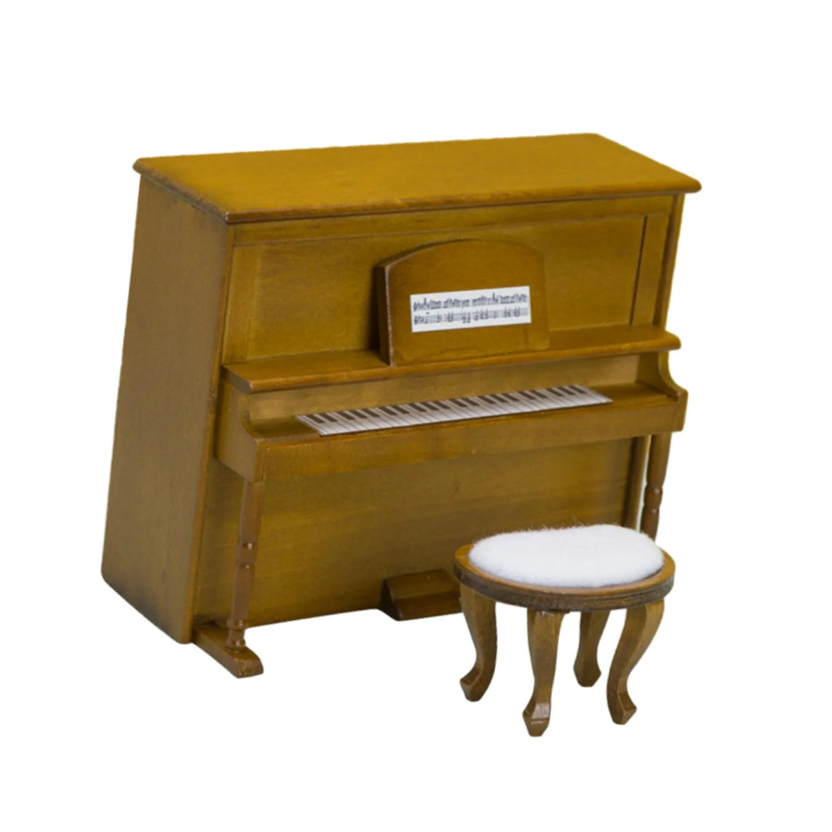 Walnut Wooden Upright Piano Model with Stool G809