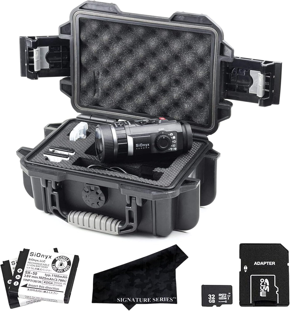 Black True-Color Digital Night Vision Camera Monocular with IR Illuminator Kit A56781