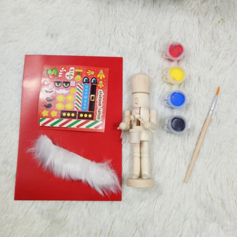 Unfinished Wooden Nutcracker Blank Doll S934962