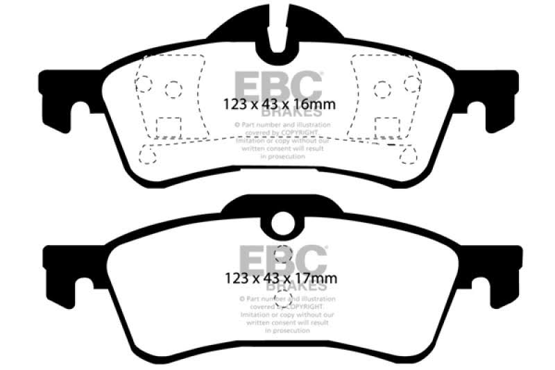 Yellowstuff Rear Brake Pads F7816