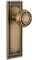 Antique Brass Mission Door Knob A577