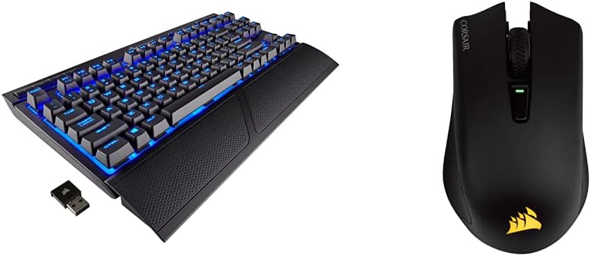 Wireless Mechanical Gaming Keyboard with Blue LED Cherry MX Red D24477