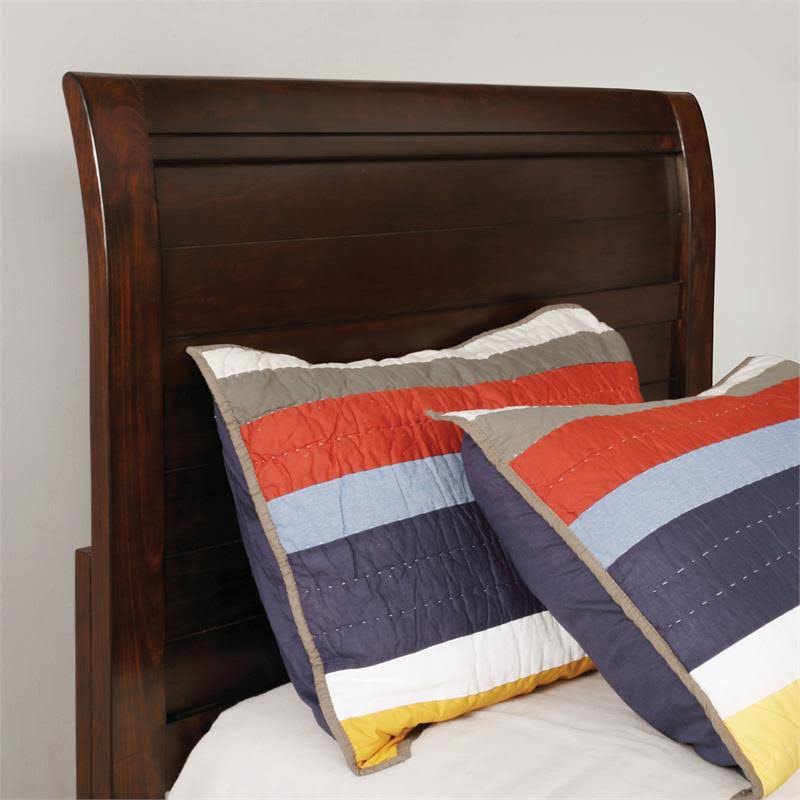 Brown Cherry Youth Full Bed W8048
