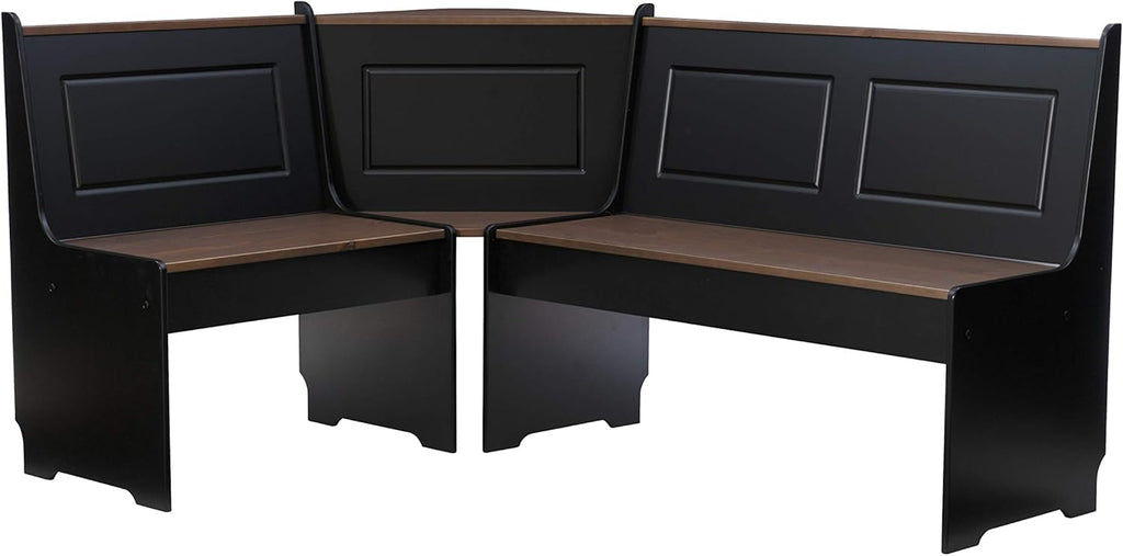 Black and Pecan Breakfast Dining Set O979