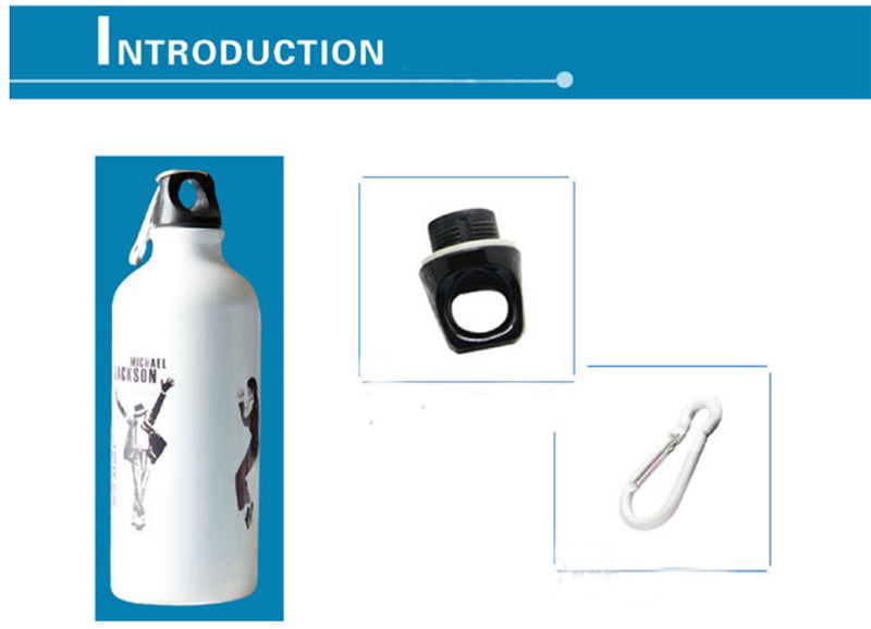 5pcs 600ml Blank Coated Sublimation Aluminium Water Bottle T854
