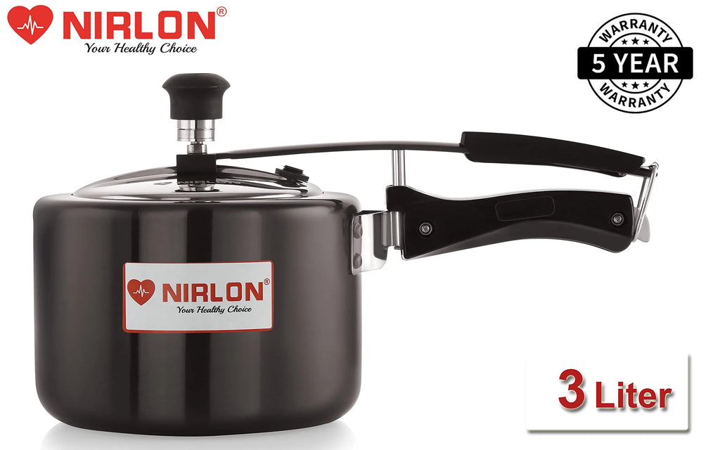 3 Litre Hard Anodised Aluminium Pressure Cooker W8568