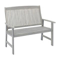 Gray Stationary Bench M325