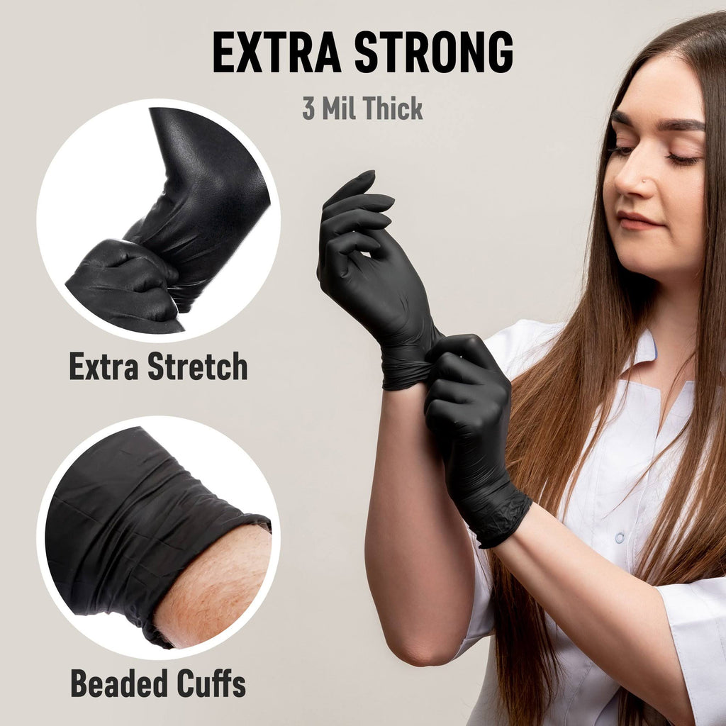 California Blue Nitrile Exam Gloves C8873