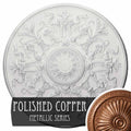 Versailles Ceiling Medallion, Hand-Painted Polished Copper E2482