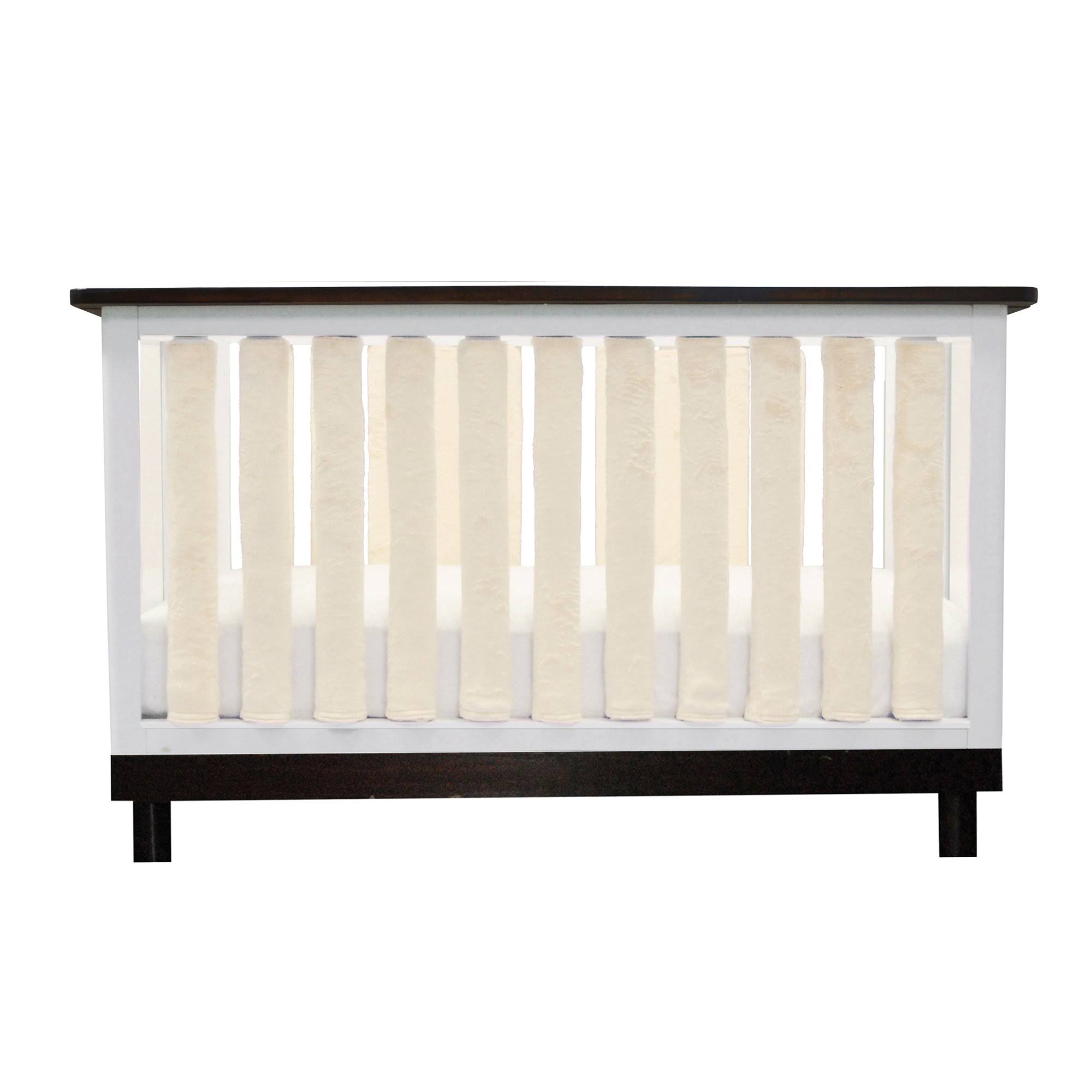 24 Piece Cream Minky Crib Liners J951303