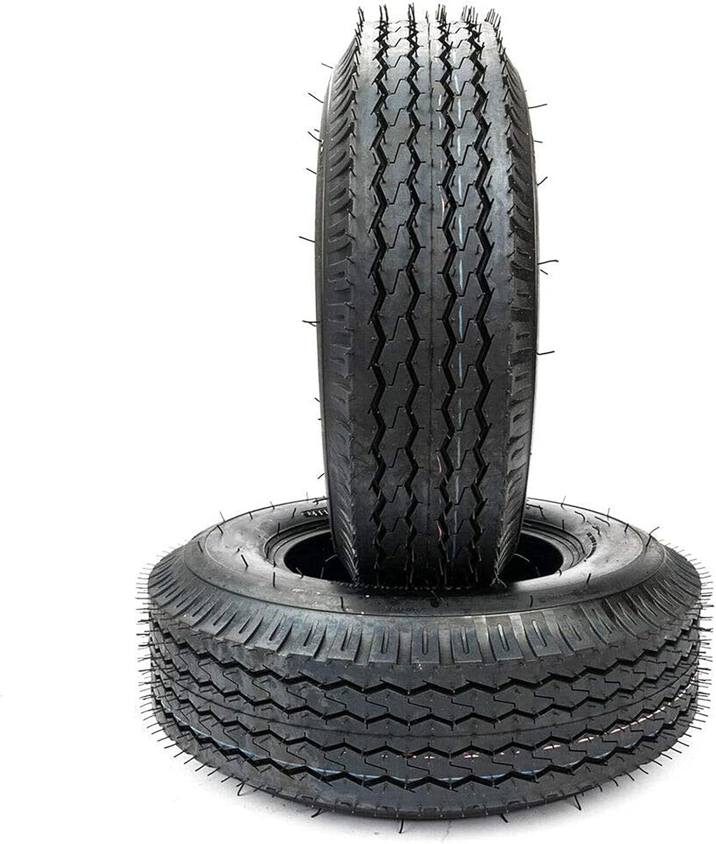 2Pcs 4.80-8 Trailer Tires LRB 4PR Tubeless Y12187