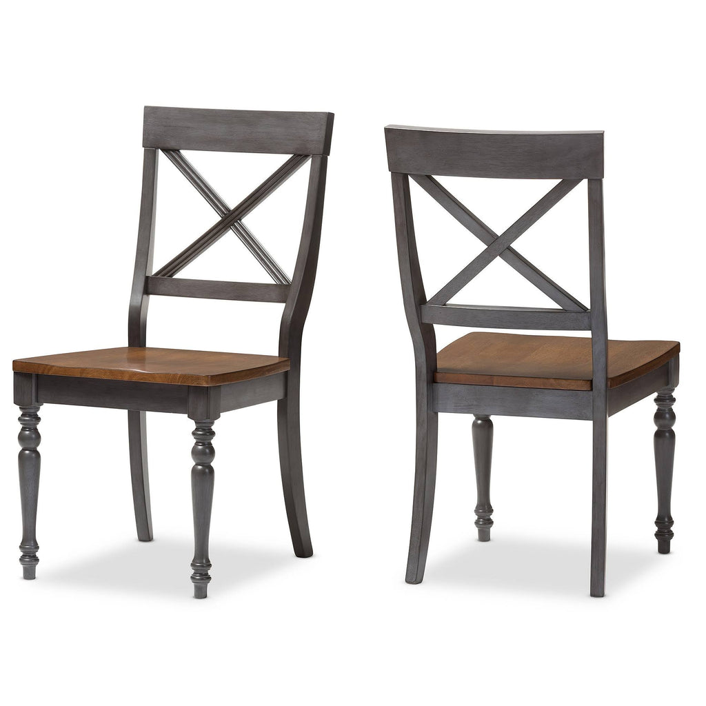 Shabby Chic Solid Wood Dining Side Chair W493