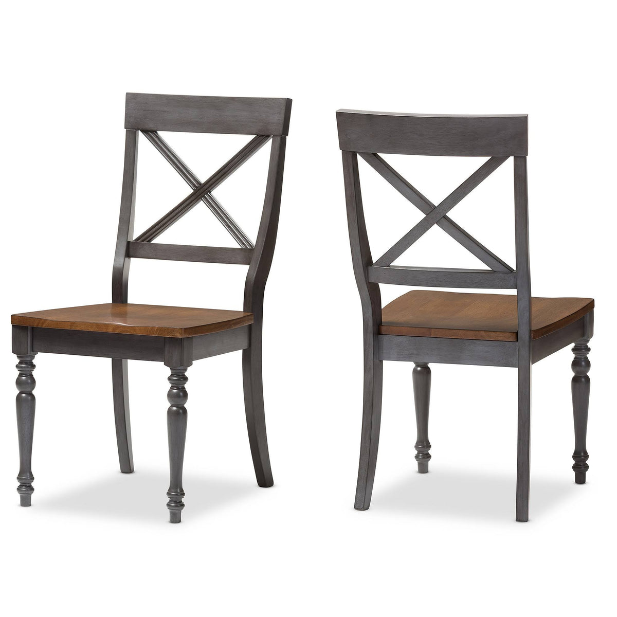 Shabby Chic Solid Wood Dining Side Chair W493