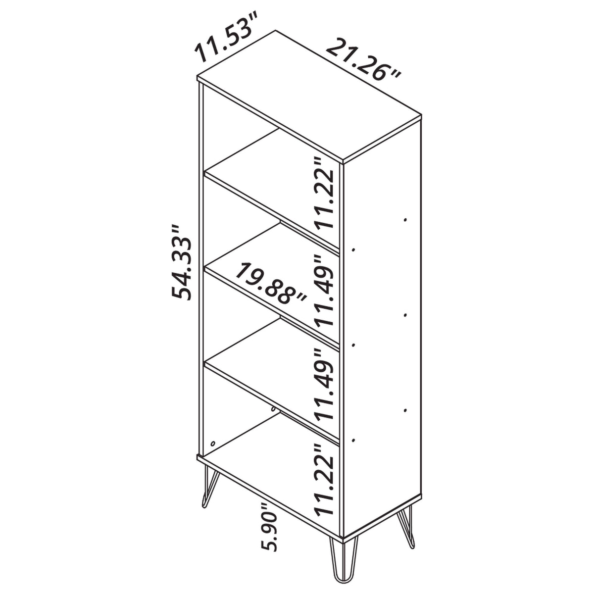Brown Bookcase R33138