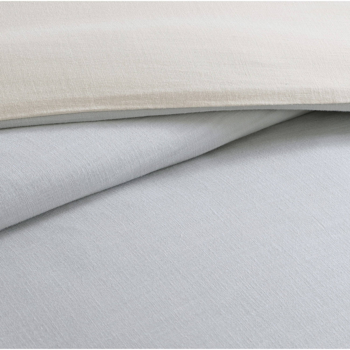 Washed Cotton Reversible Duvet Cover Set R7260