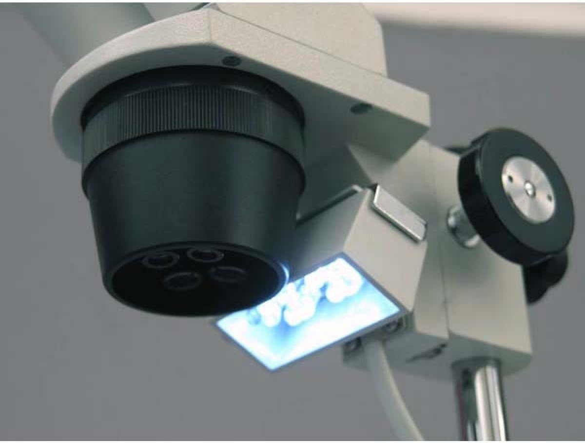Binocular Stereo Microscope, WF10x and WF20x Eyepieces, 20X/40X/80X Magnification, LED Lighting C8638