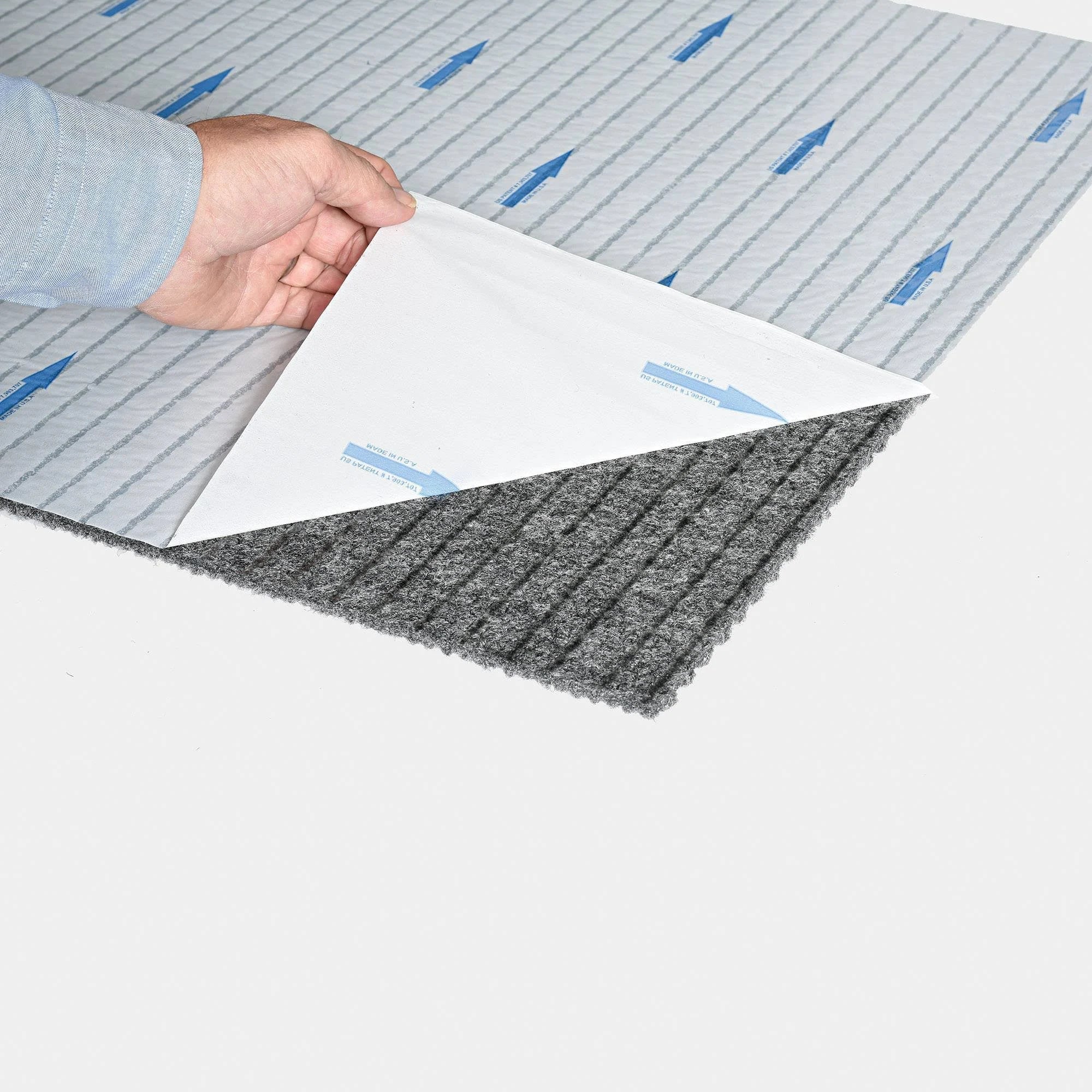 Ocean Blue Crochet Rug V413037