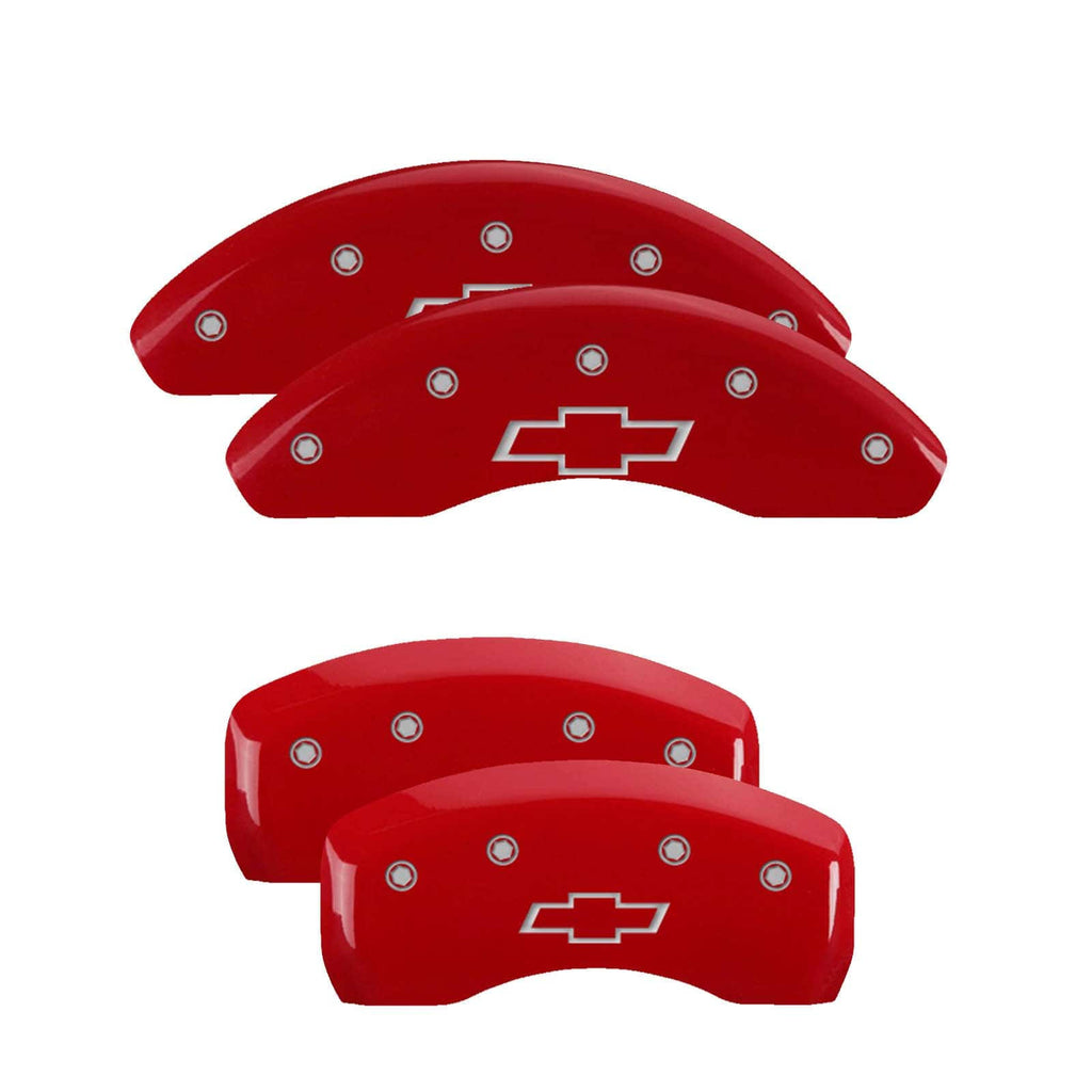 Red Front & Rear Brake Caliper Covers Set K209