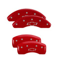 Red Front & Rear Brake Caliper Covers Set K209