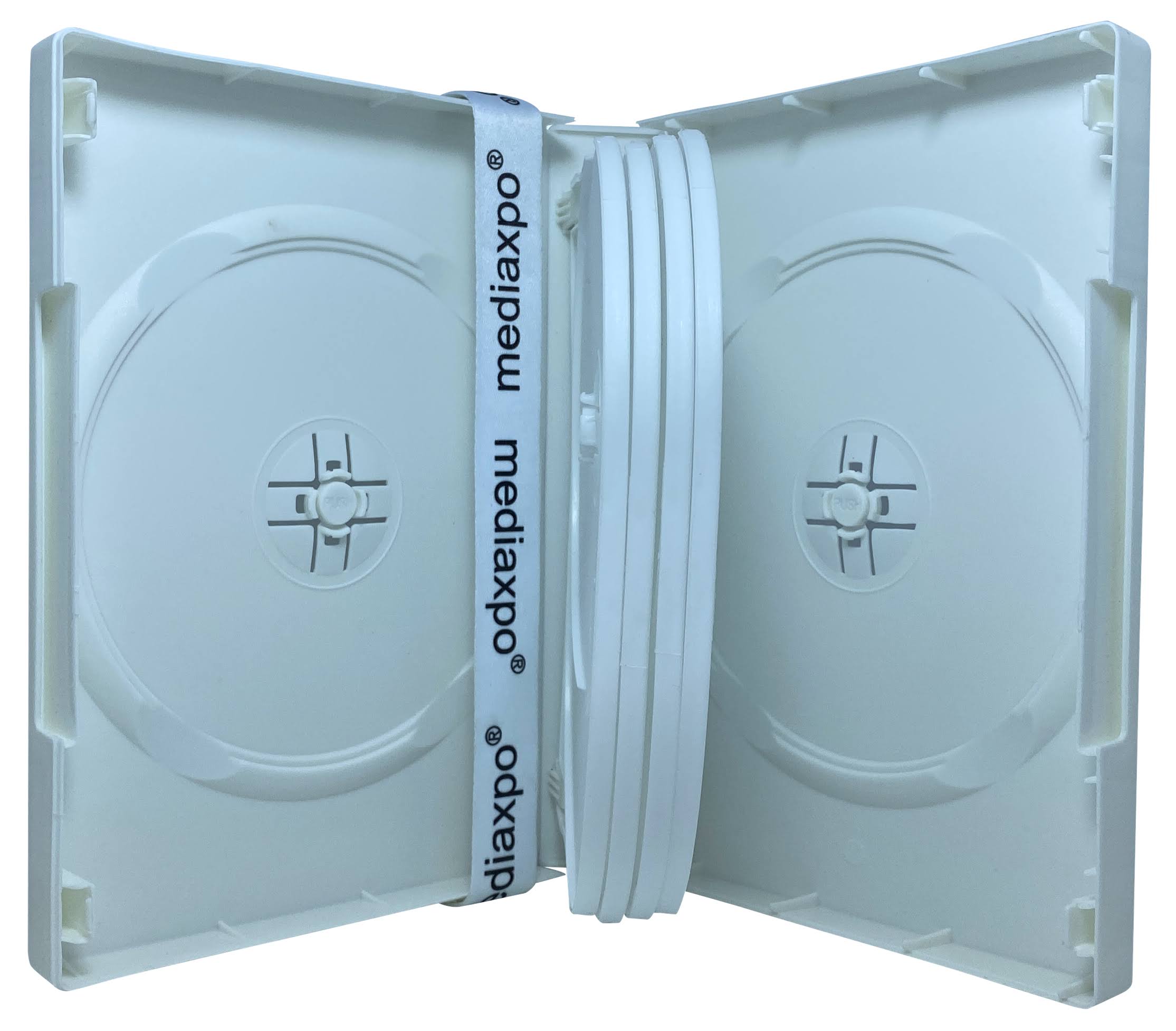 White 10 Disc DVD Cases M551066
