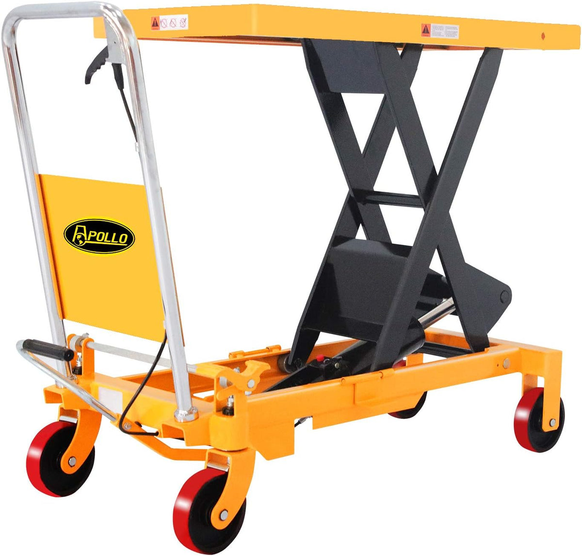 Single Scissor Hydraulic Lift Table/Cart 1760lbs Capacity 39.4 Lifting Height D629