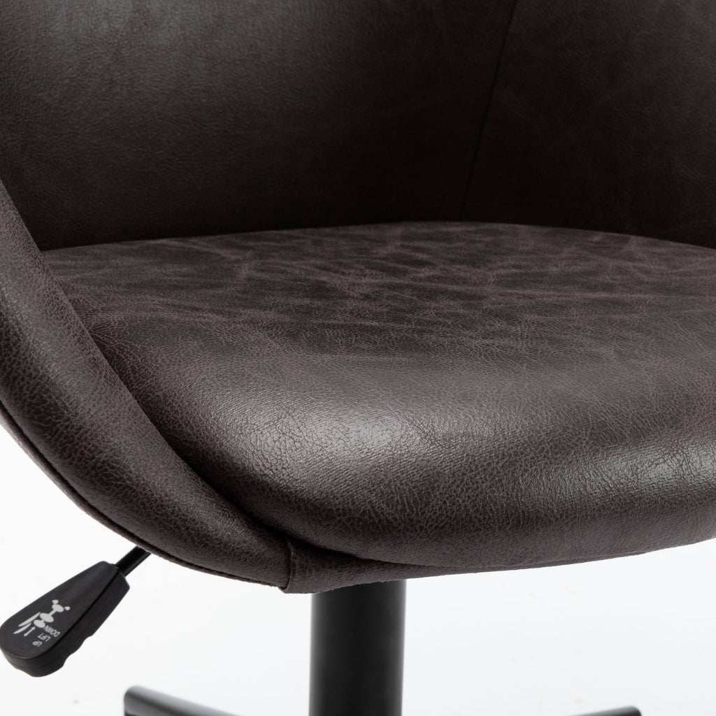 Modern Barrel Shaped Adjustable Swivel Office Chair - Black M194462