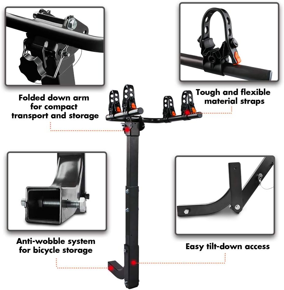 2-Bike Hitch Mount Bike Rack L633840