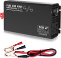 300 Watt Pure Sine Wave Power Inverter 12v to 110v-130v Pack of 2 T45225