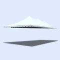 White 40 ft x 100 ft Party Tent Top Only A50206